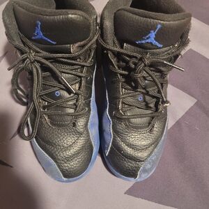 Jordan Black and Blue Sneakers